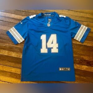 Nike Royal Blue Detroit Football Jersey #14